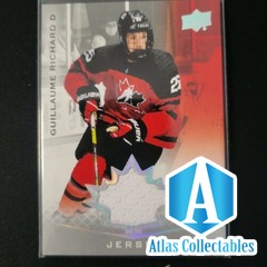 2021 Upper Deck Team Canada Juniors Game Jersey Guillaume Richard #37